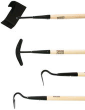 Load image into Gallery viewer, KWIK EDGE Quad: Tool – Boss – Mini – Buddy – Garden Edger Weeder – Soil Cultivator – Hoe Long Handle Grass Flower Backyard Gardening Tool